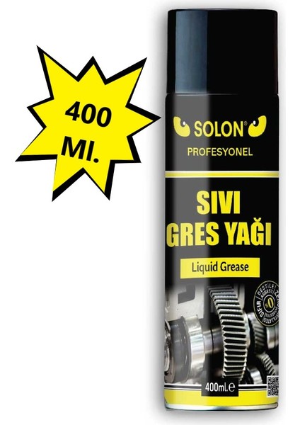 20 Adet (1 Koli) Profesyonel Sıvı Gres Sprey 400 Ml.