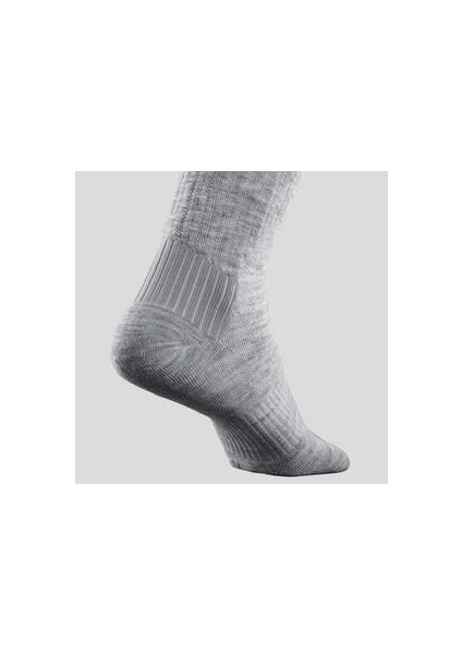 Yetişkin Outdoor Uzun / Termal Çorap - Gri - 2 Çift - SH100 Mid fiyatları