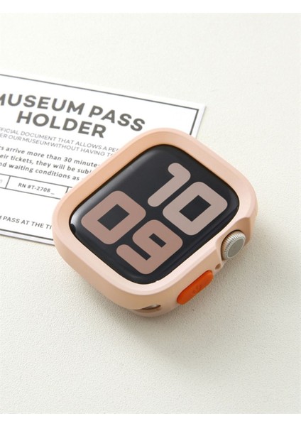 Apple Watch Uyumlu 5 6 7 8 9 45MM Kılıf Kasa ve Ekran Koruyucu 360 Tam Koruma Kapak