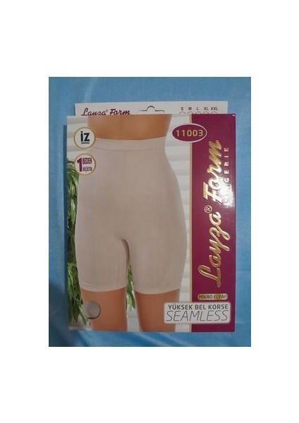 11003 Yüksel Bel Paçalı Korse Ten