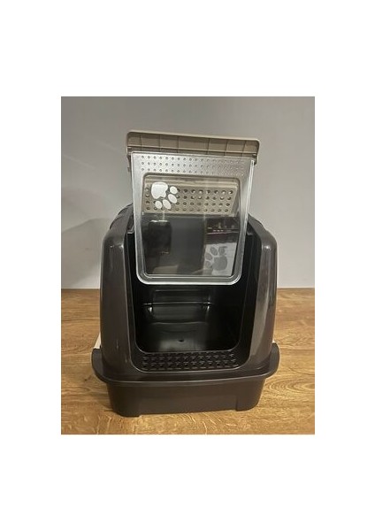 Xl Kapalı Kedi Tuvaleti 52X37,5X40 - Kürek ve Filtre Hediyeli (Comanchero) modelleri