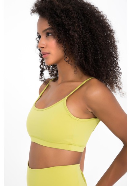 Destekli Spor Sütyeni Bra, Kare Yaka - Terra modelleri