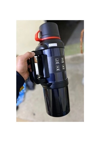 4 Litre Aile Boy Paslanmaz Çelik Okadi Termos Dağcı Termos