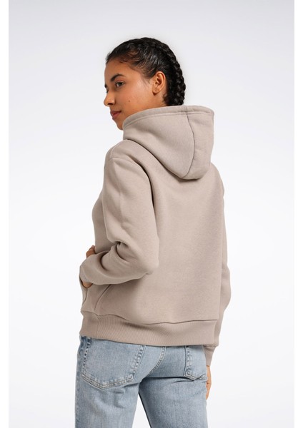 Rı Sl Fleece Hoodie Gri Kadın Sweatshirt fiyatları