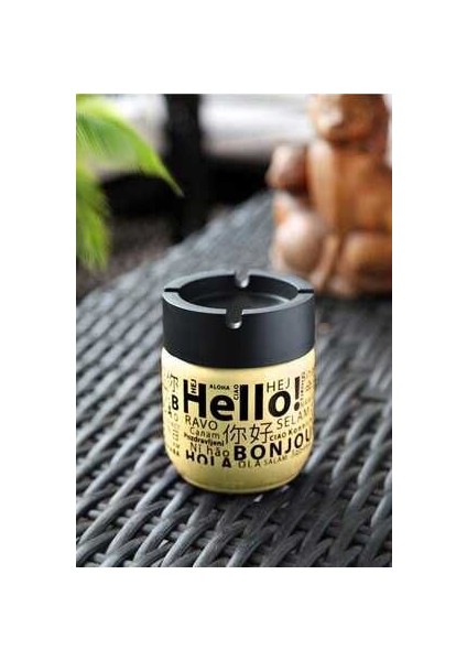 Cam Kokusuz Küllük 425 cc Hello Desenli Sarı