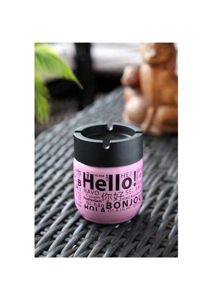 Cam Kokusuz Küllük 425 cc Hello Desenli Pembe