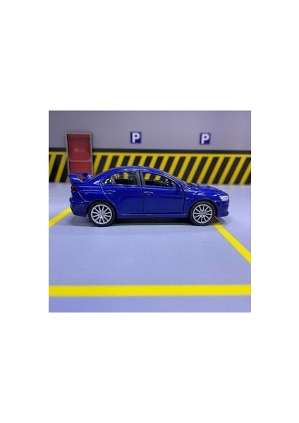 Mitsubishi Lancer Evo x 1/36 Ölçek Welly Diecast Metal Model Araba Oyuncak Araba Çek Bırak modelleri