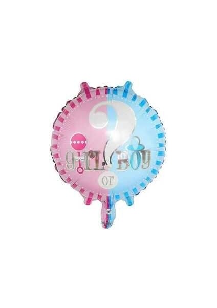 Yuvarlak Cinsiyet Folyo Balon