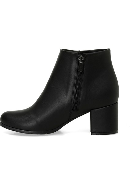 24K-1038 4pr Siyah Kadın Topuklu Bot modelleri