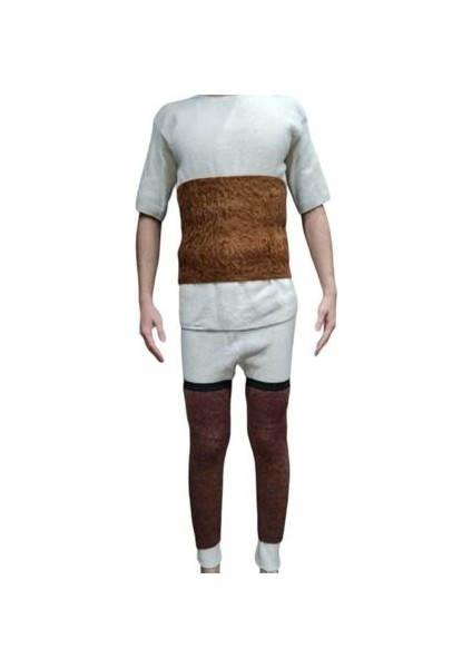 Deve Yünü Korse ve 2 Adet Uzun Yün Dizlik Seti Yün Korse Yün Dizlik