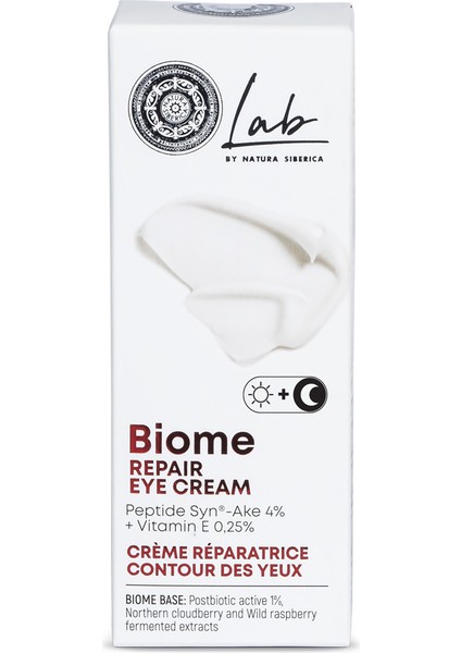 Natura Siberica Lab By Ns Biome Onarıcı Göz Çevresi Kremi 10 ml fiyatları