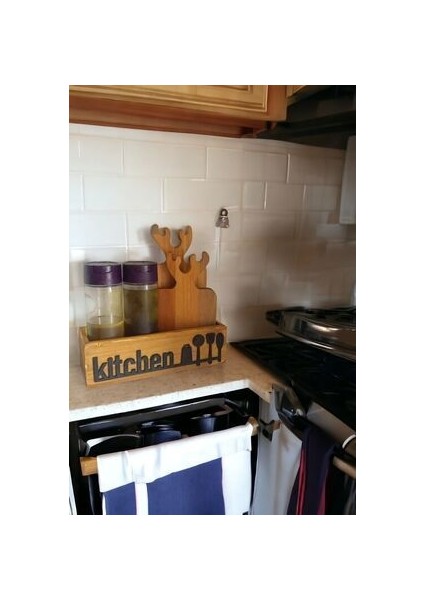 Kitchen Çok Amaçlı Ahşap Kutu Mutfak Banyo Düzenleyici Organizer Kalemlik fırsatları