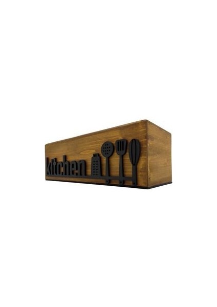 Kitchen Çok Amaçlı Ahşap Kutu Mutfak Banyo Düzenleyici Organizer Kalemlik indirimleri