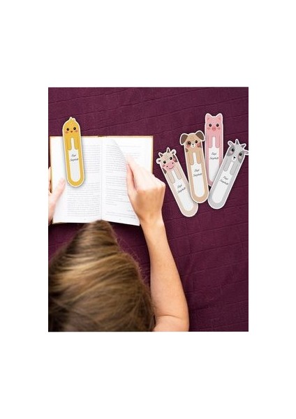 Çocuklar Için Isme Özel Ayraç, 5 Adet, Lamineli, Yıpranmaz fiyatları