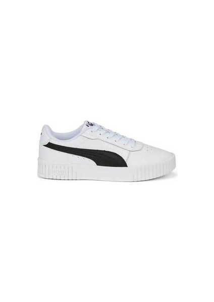 385849-07 Puma Carina 2.0 Kadın Spor Ayakkabı White-Black-Silver