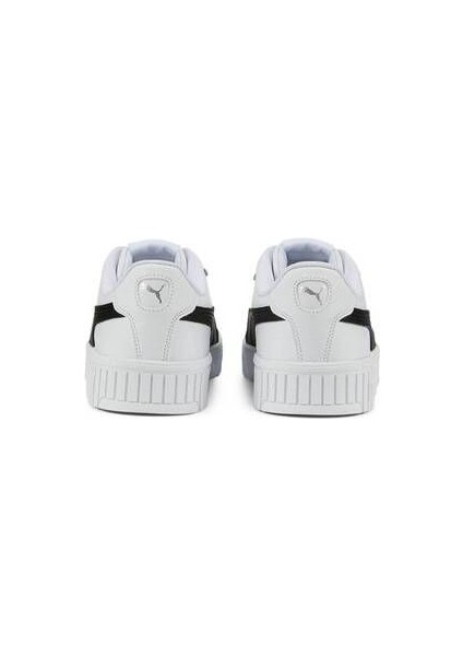 385849-07 Puma Carina 2.0 Kadın Spor Ayakkabı White-Black-Silver