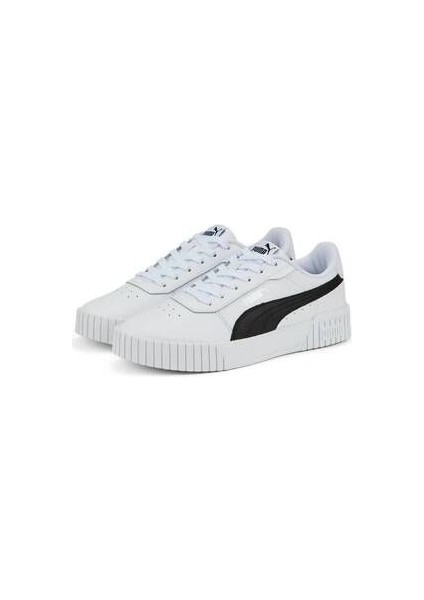 385849-07 Puma Carina 2.0 Kadın Spor Ayakkabı White-Black-Silver