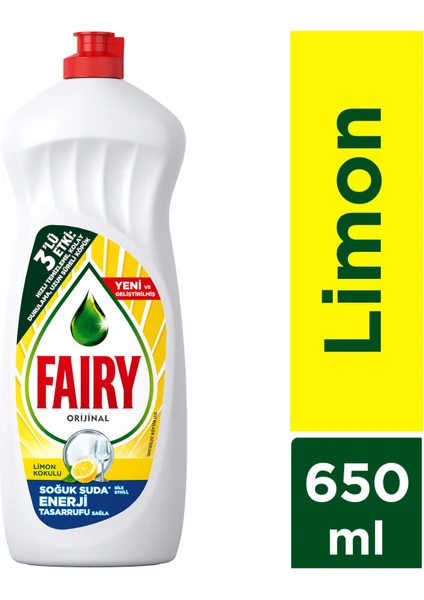 Orijinal Sıvı Bulaşık Deterjanı 650 ml Limon Kokulu