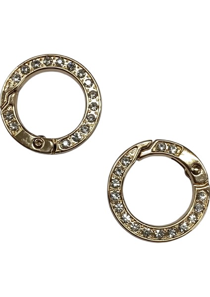 Metal Yaylı Çanta Klipsi 1 Çift 2,5 cm Lxs5