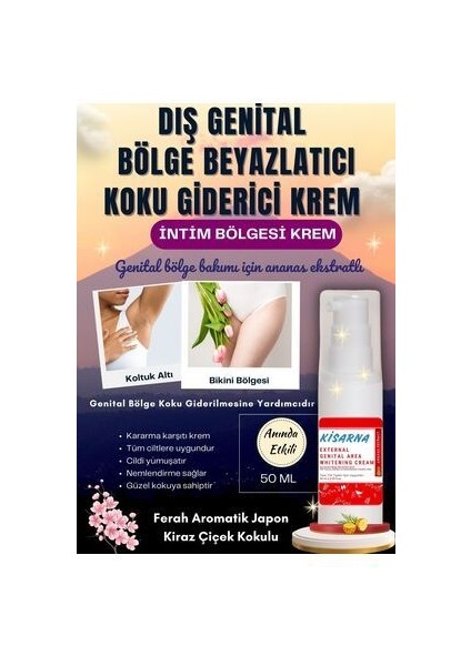 Dış Genital Bölge Beyazlatıcı Krem