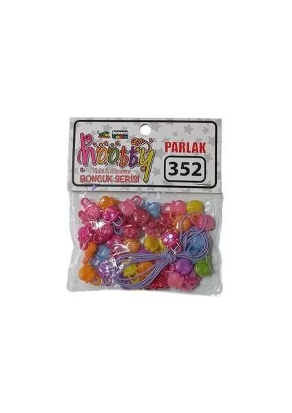 Parlak Boncuk Seti Kilit NC-352 (1 Paket)