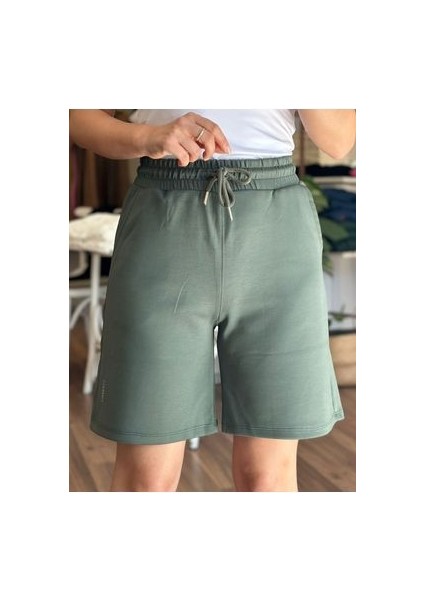 Oys Haki Modal Kumaş Şort modelleri