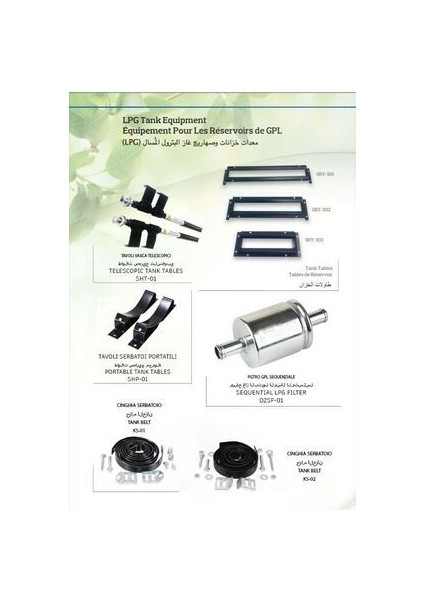 Lpg Cng Tank Bağlantı Elemanı (Lpg Cng Tank Belt) fiyatları