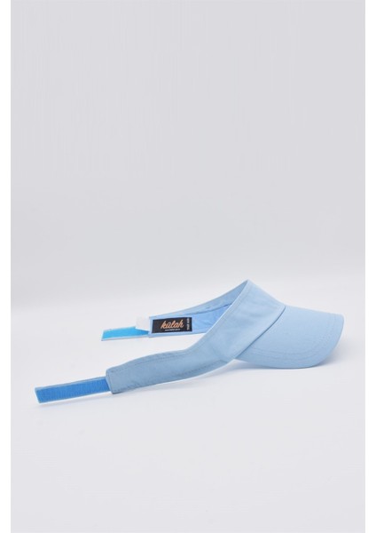 Kadın Mavi Tenis Vizör Cap Yazlık Spor Plaj Şapkası modelleri