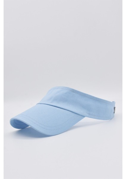 Kadın Mavi Tenis Vizör Cap Yazlık Spor Plaj Şapkası fırsatları