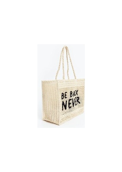 Lcw Accessorıes Yazı Baskılı Kadın Hasır Kol Çantası fiyatları