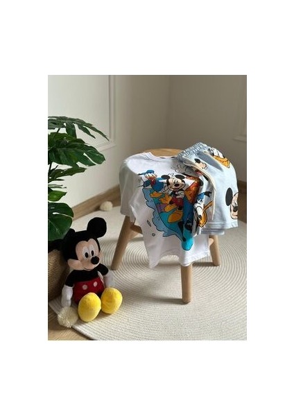 Mickey Mouse Şortlu Takım