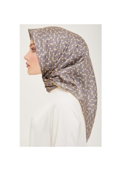 Twill Ipek Eşarp - 4001-53 Füme Sarı fiyatları