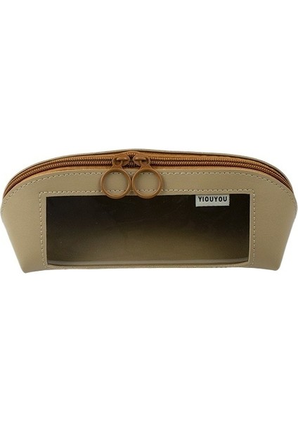 Yeni Kalem Çantası Sınav Öğrencisi Yüksek Görünümlü Kırtasiye Çantası Büyük Kapasiteli Leke Tutmaz Şeffaf Görünür Kalem Çantası (Yurt Dışından)