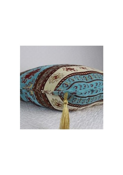 Kırlent Arva Pillows Geleneksel Osmanlı Otantik Motifli Püsküllü Yastık Kılıfı 43CM*43CM modelleri