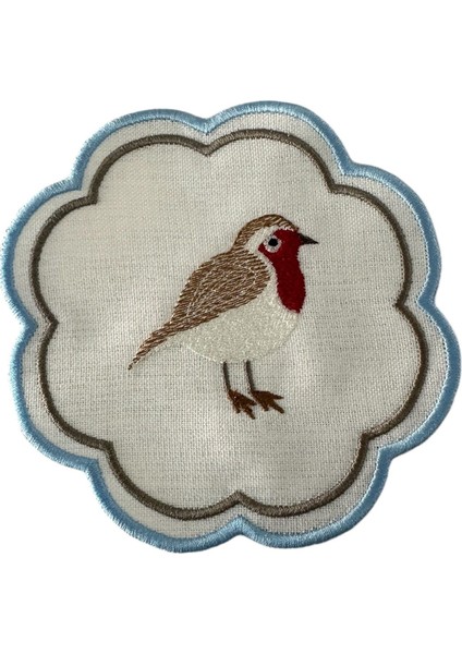 Nakışlı Bardak Altlığı