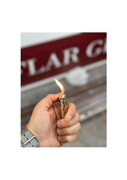 Uçaksavar Mermi Şeklinde Lazerli Çakmak