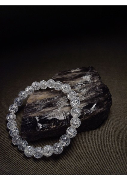 8mm Aa Kalite Necef (Dağ Kristali) Taşı Bileklik