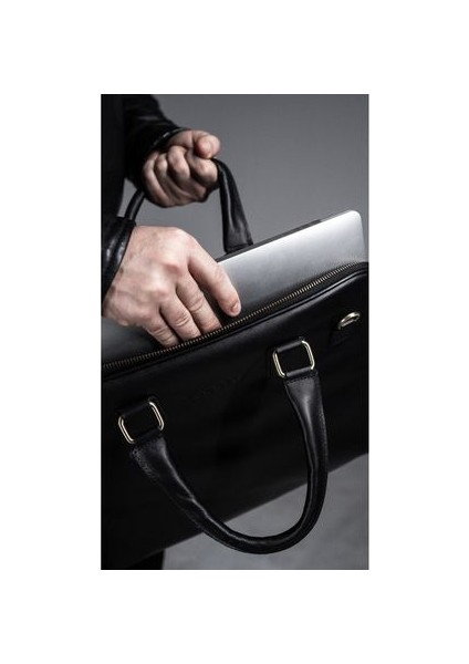 Cogger Hakiki Deri Siyah Laptop ve Evrak Çantası fırsatları