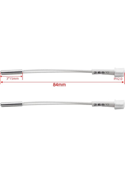 Creality Ender 3 V3 Se 100K Ntc Sıcaklık Sensörü-Termistör - 260°C