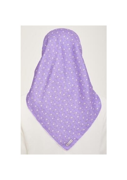 Twill Ipek Eşarp - 4001-35 Lavanta