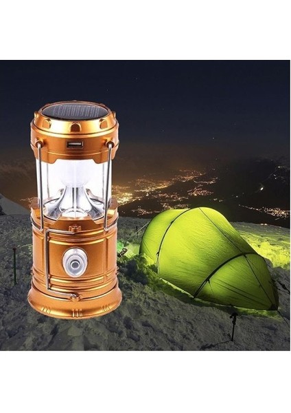 Güneş Enerjili Çok Fonksiyonlu Kamp Feneri
