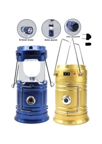 Güneş Enerjili Çok Fonksiyonlu Kamp Feneri fırsatları