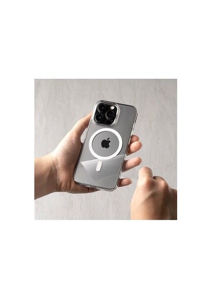 Ultra Ince Tasarım Sararmaz Mika Magsafe Destekli iPhone 13 Pro Max Kılıf