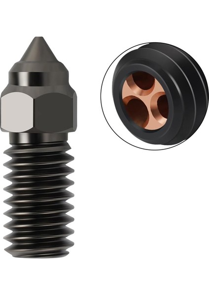 Elegoo Neptune 4-4 Pro Sertleştirilmiş Cht Çelik Nozzle 500°C(0.8MM)