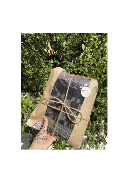 Pencereli Kraft Paket Kağıdı- Kese Kağıdı - 25X41 cm - 10 Adet