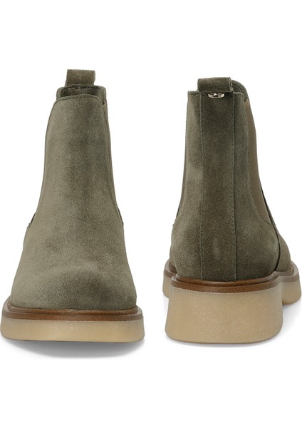 101923790 Mery Haki Nubuk Kadın Hakiki Deri Bot indirimleri