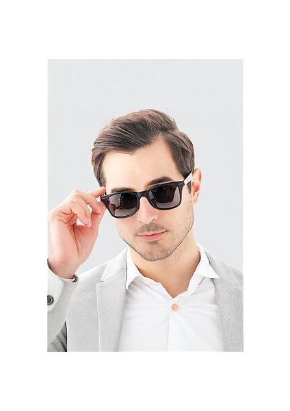 BP3019 Unisex Kırmızı Detay Güneş Gözlüğü