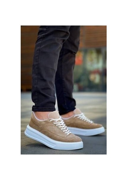 KB-005 Kuback Vizon Süet Bağcıklı Günlük Erkek Ayakkabı