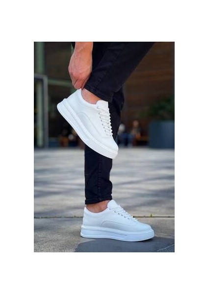 KB-005 Kuback Beyaz Cilt Bağcıklı Günlük Erkek Ayakkabı fırsatları