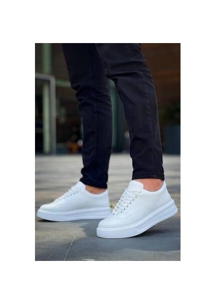 KB-005 Kuback Beyaz Cilt Bağcıklı Günlük Erkek Ayakkabı indirimleri